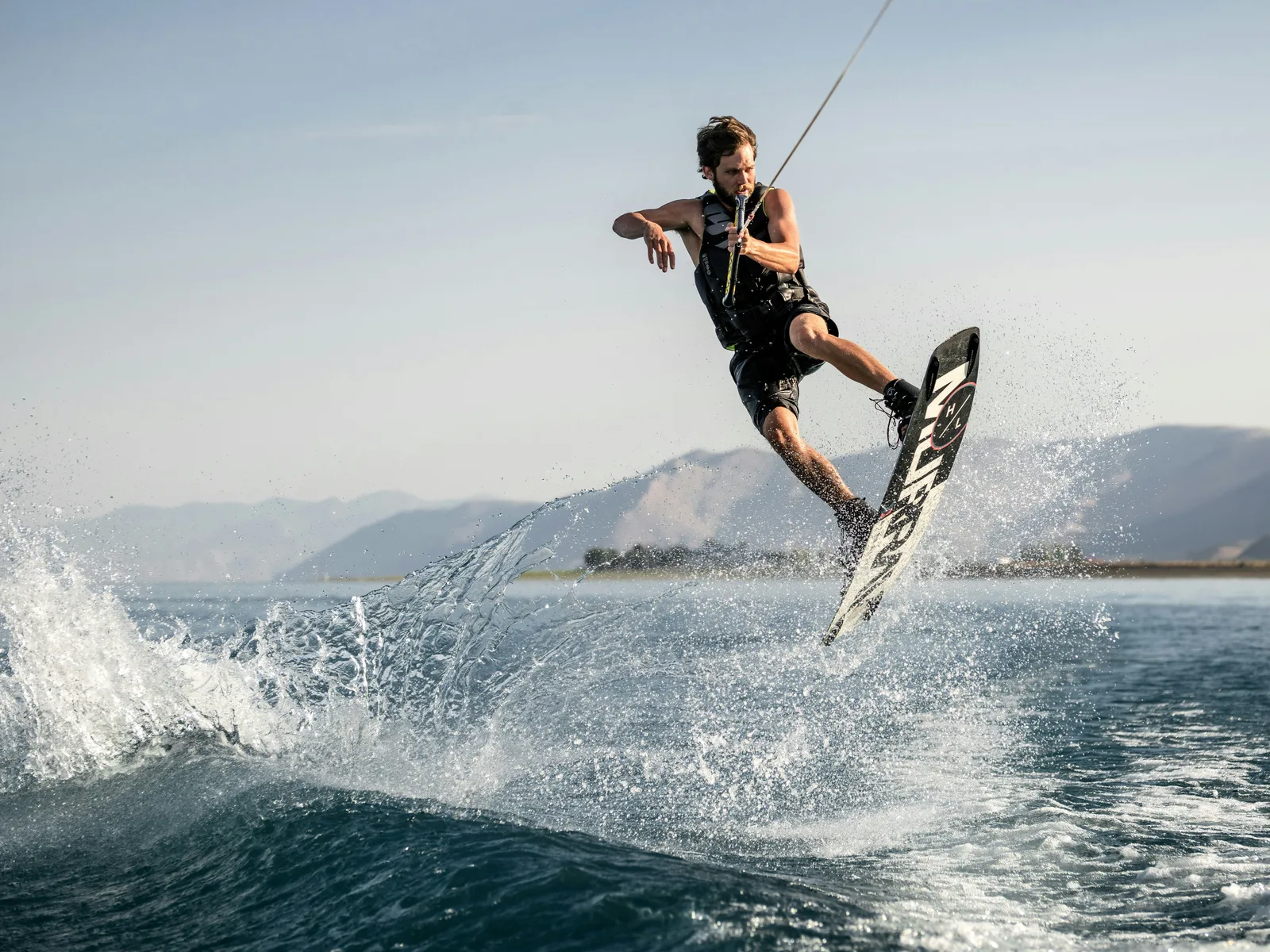 Water sports activity on the sea in Dubai