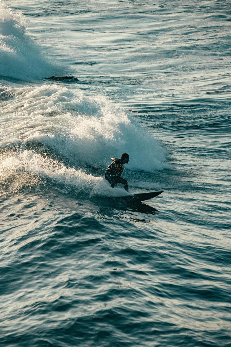 Water sports experience on the open sea