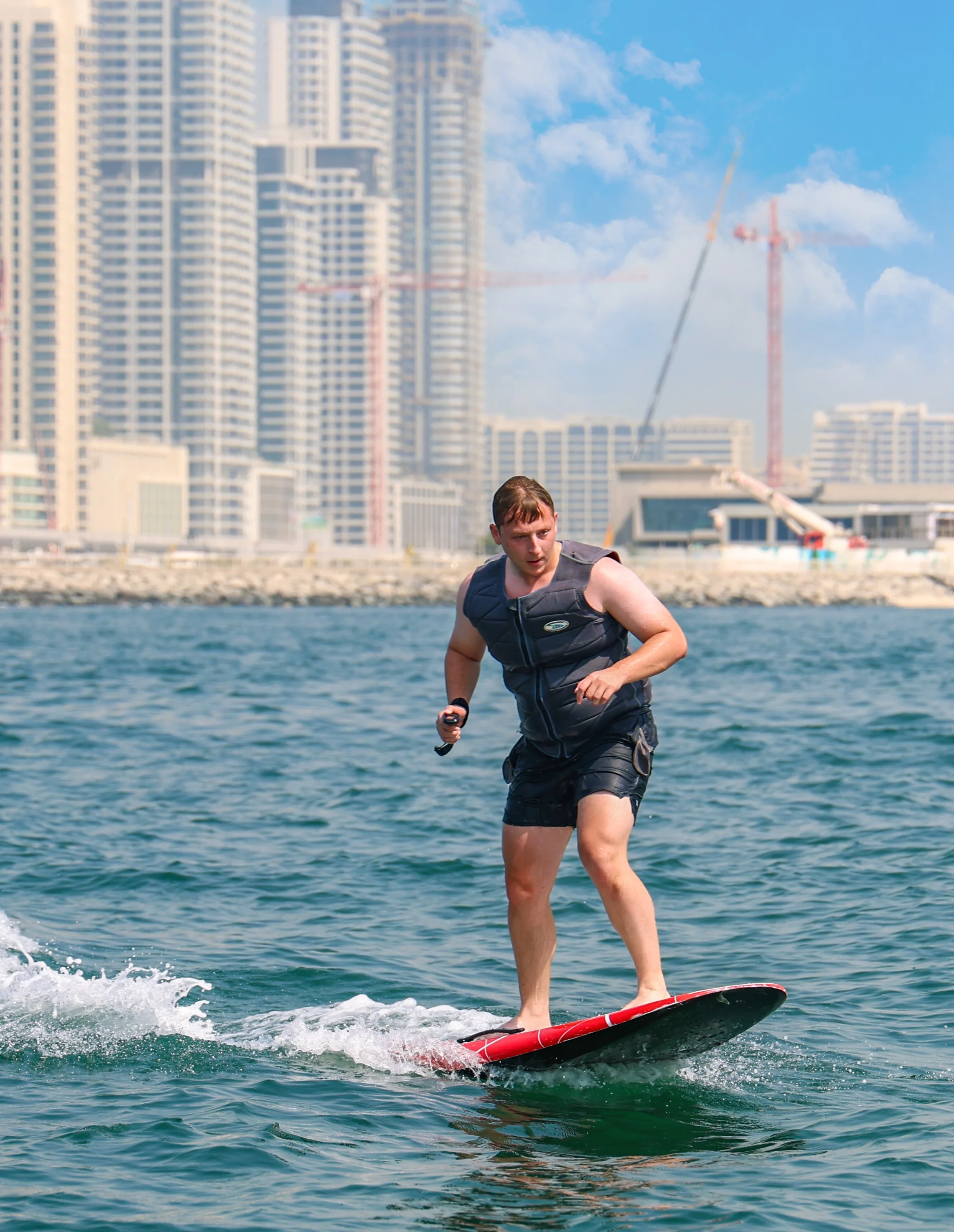 E-Foil Experience Dubai with Trainer and Boat