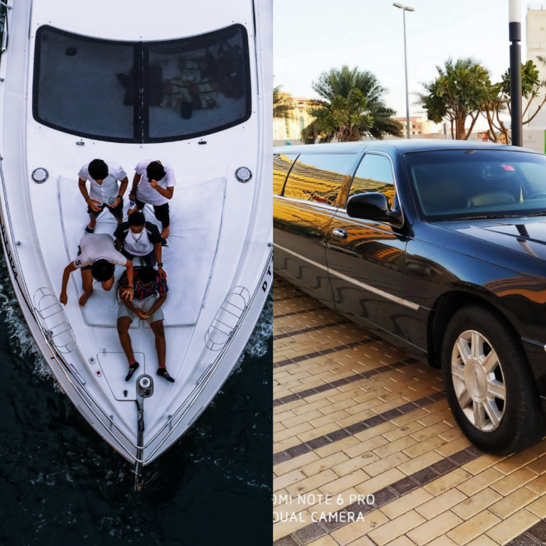 Luxury Yacht And Limousine