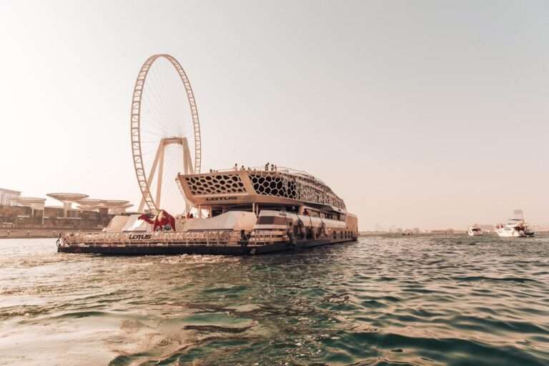 Lotus Mega Yacht in Arabian Sea