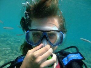 Under water pic while having scuba diving